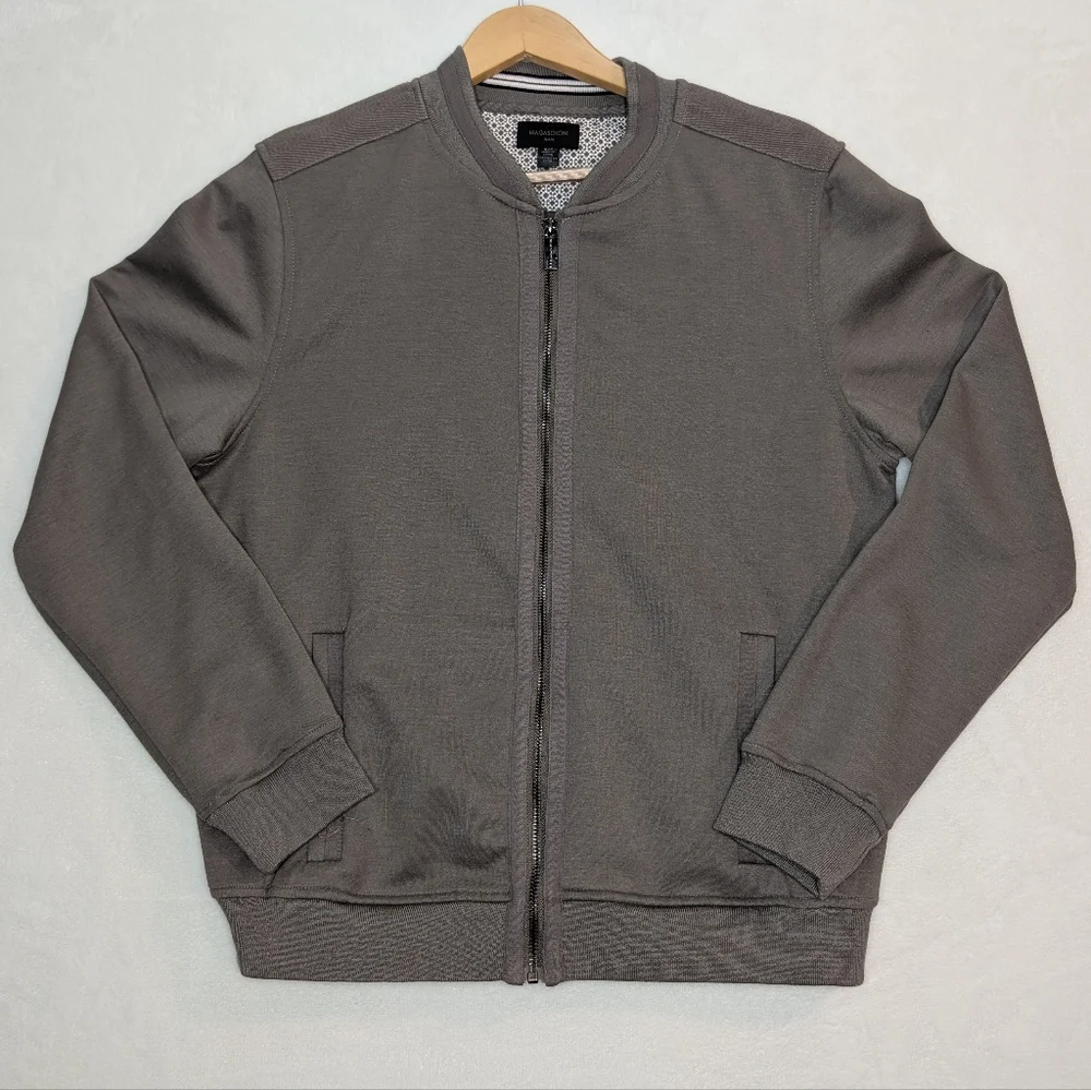 Baseball Style Jacket Full Zip Snap‎ Pockets Magachoni Mens Small